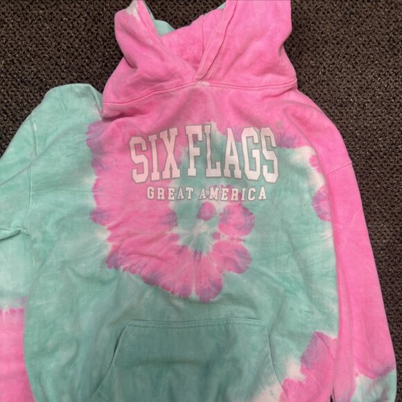 Kids Great America Sweatshirt Tie Dye XL- Great Lakes unsalted apparel - Picture 1 of 2